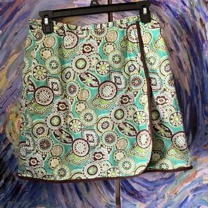 Harold’s 4 green,blue, and brown skort